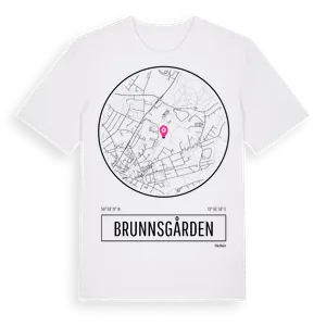 Brunnsgården t-shirt – ekologisk bomull t-shirt från Pinshirt