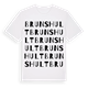 Brunshult ordlek t-shirt