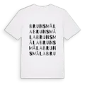 Brunsmåla ordlek t-shirt