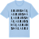 Blue Soul t-shirt med Brunsmåla ordlek t-shirt