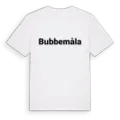Bubbemåla fetstil t-shirt