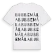 Bubbemåla ordlek t-shirt