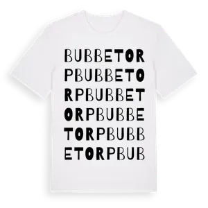Bubbetorp ordlek t-shirt – ekologisk bomull t-shirt från Pinshirt
