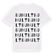 Buhult ordlek t-shirt