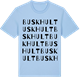 Blue Soul t-shirt med Buskhult ordlek t-shirt