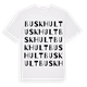 Buskhult ordlek t-shirt