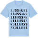 Blue Soul t-shirt med Bussakull ordlek t-shirt