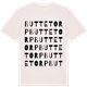 Vintage White t-shirt med Buttetorp ordlek t-shirt