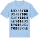 Blue Soul t-shirt med Buxabygd ordlek t-shirt