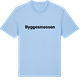 Blue Soul t-shirt med Byggesmossen fetstil t-shirt