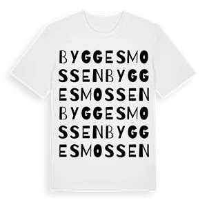 Byggesmossen ordlek t-shirt – ekologisk bomull t-shirt från Pinshirt