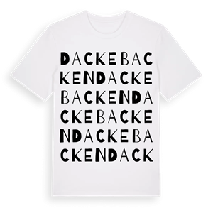 Dackebacken ordlek t-shirt – ekologisk bomull t-shirt från Pinshirt