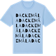 Blue Soul t-shirt med Dackemåla ordlek t-shirt