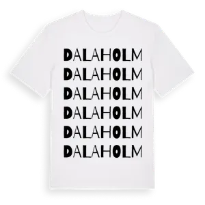Dalaholm ordlek t-shirt – ekologisk bomull t-shirt från Pinshirt