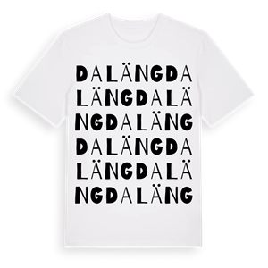 Daläng ordlek t-shirt – ekologisk bomull t-shirt från Pinshirt