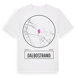 Dalbostrand t-shirt – ekologisk bomull t-shirt från Pinshirt
