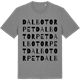 Mid Heather Gray t-shirt med Dalbotorpet ordlek t-shirt