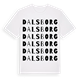 Dalsborg ordlek t-shirt