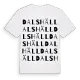 Dalshäll ordlek t-shirt