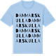Blue Soul t-shirt med Dammarskulla ordlek t-shirt