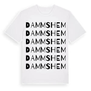 Dammshem ordlek t-shirt – ekologisk bomull t-shirt från Pinshirt