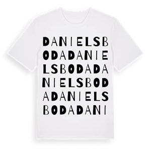 Danielsboda ordlek t-shirt – ekologisk bomull t-shirt från Pinshirt