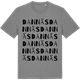 Mid Heather Gray t-shirt med Dannäs ordlek t-shirt