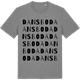 Mid Heather Gray t-shirt med Dansboda ordlek t-shirt