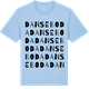 Blue Soul t-shirt med Danseboda ordlek t-shirt