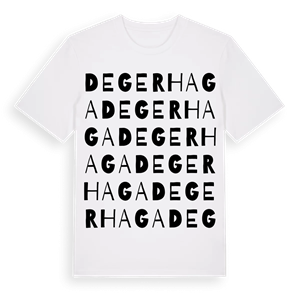 Degerhaga ordlek t-shirt – ekologisk bomull t-shirt från Pinshirt