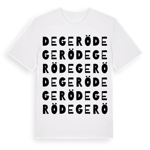 Degerö ordlek t-shirt – ekologisk bomull t-shirt från Pinshirt