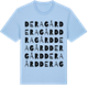 Blue Soul t-shirt med Deragård ordlek t-shirt