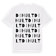 White t-shirt med Dihult ordlek t-shirt