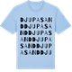 Blue Soul t-shirt med Djupasand ordlek t-shirt