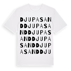 Djupasand ordlek t-shirt – ekologisk bomull t-shirt från Pinshirt