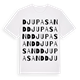Djupasand ordlek t-shirt