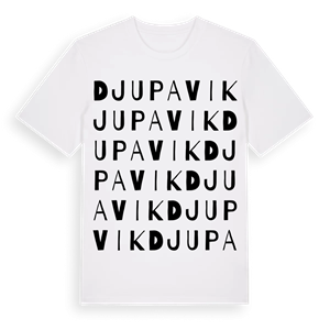 Djupavik ordlek t-shirt – ekologisk bomull t-shirt från Pinshirt