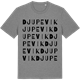 Mid Heather Gray t-shirt med Djupevik ordlek t-shirt
