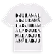 Djuramåla ordlek t-shirt