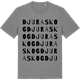 Mid Heather Gray t-shirt med Djuraskog ordlek t-shirt