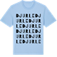 Blue Soul t-shirt med Djurle ordlek t-shirt