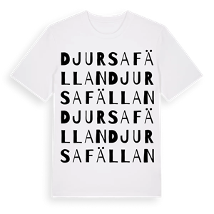 Djursafällan ordlek t-shirt – ekologisk bomull t-shirt från Pinshirt