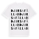 Djursafällan ordlek t-shirt
