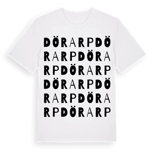 Dörarp ordlek t-shirt – ekologisk bomull t-shirt från Pinshirt