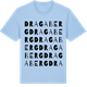 Blue Soul t-shirt med Dragaberg ordlek t-shirt