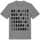 Mid Heather Gray t-shirt med Dragaberg ordlek t-shirt