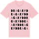 Pink Cotton t-shirt med Dragaryd ordlek t-shirt
