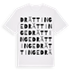 White t-shirt med Drättinge ordlek t-shirt