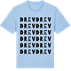 Blue Soul t-shirt med Drev ordlek t-shirt