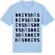 Blue Soul t-shirt med Drevsnäs ordlek t-shirt